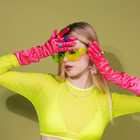 Бусы «Смайл» с жемчугом, жёлто-белые, 40 см - Фото 7