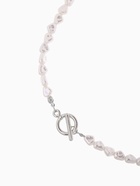 Бусы «Тогл» с жемчугом, шар №6, белые, L=40 см - Фото 4