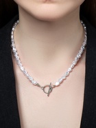 Бусы «Тогл» с жемчугом, шар №6, белые, L=40 см - Фото 2