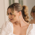 Чокер «Невеста» жемчужинки, цвет белый, 30 см - Фото 4