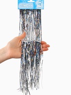 Дождик новогодний голографический L-50 см, b-20 см, серебро - Фото 4