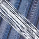 Дождик новогодний серебристый, b-7.5 см, L-200 см - Фото 1