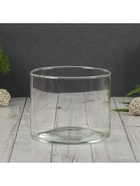 Ваза «Иберетта-100», 800 мл, 10×12 см, стекло, прозрачная - Фото 2