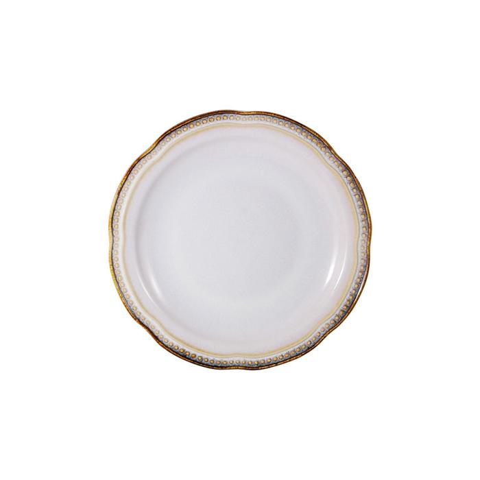 Тарелка закусочная Pompeia, кремовая, 22.5 см - Фото 1