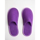 Тапочки женские закрытый нос, размер 36-38, цвет фиолетовый - Фото 4