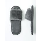 Тапочки женские открытый нос, размер 39-41, цвет графит - Фото 6