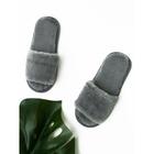Тапочки женские открытый нос, размер 39-41, цвет графит - Фото 4
