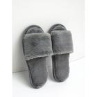 Тапочки женские открытый нос, размер 39-41, цвет графит - Фото 3