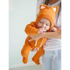 Комбинезон детский с ушками Amarobaby Pure Love Forest, рост 56 см, цвет оранжевый - фото 110508736