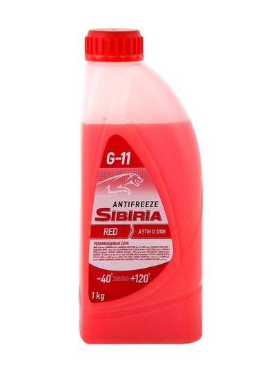 Антифриз SIBIRIA -40 красный, 1 кг