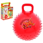 Мяч-попрыгун с ручкой "Девчонки и Мальчишки" массажный, d=45 см, 350 гр, МИКС - Фото 7