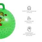 Мяч - прыгун с ручкой, массажный, d=55 см, цвет МИКС - Фото 3
