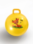Мяч - прыгун с ручкой ONLYTOP, d=45 см, МИКС - Фото 4
