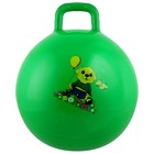Мяч-прыгун с ручкой ZABIAKA, d=45 см, 350 г, цвета МИКС - Фото 4