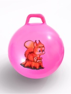 Мяч - прыгун с ручкой ONLYTOP, d=55 см, МИКС - Фото 4