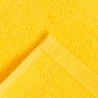Полотенце махровое НИКА 50х80 см, жёлтый, хлопок 100%, 300г/м2 - Фото 3