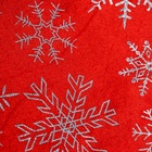 Колпак новогодний «Сияние снежинки» 39×27 см, красный - Фото 3