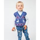 Жилет детский, цвет индиго, рост 98 см (34) - Фото 2