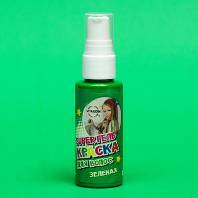 Гель-краска для волос VITA UDIN, зелёная, 50 мл