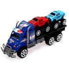 Грузовик инерционный «Автовоз», с 2 машинками МИКС, в пакете - фото 31569383