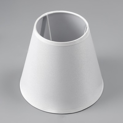 Абажур Е14, 15.5×15.5×13.7 см, белый