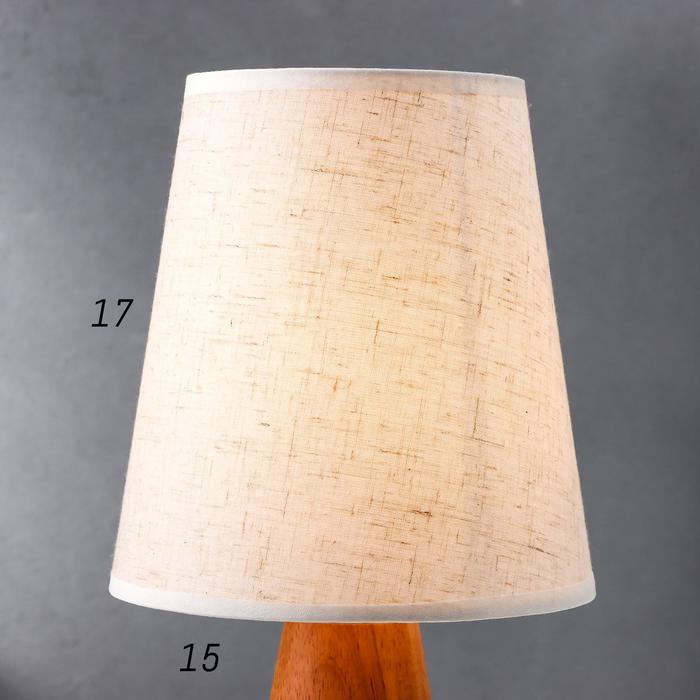 Настольная лампа 16600/1WT E27 40Вт белый 16х16х36,5 см RISALUX - фото 1905818192
