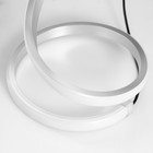 Настольная лампа 16607/1BK LED 6Вт серебро 19,5х19,5х35 см RISALUX - фото 24379892