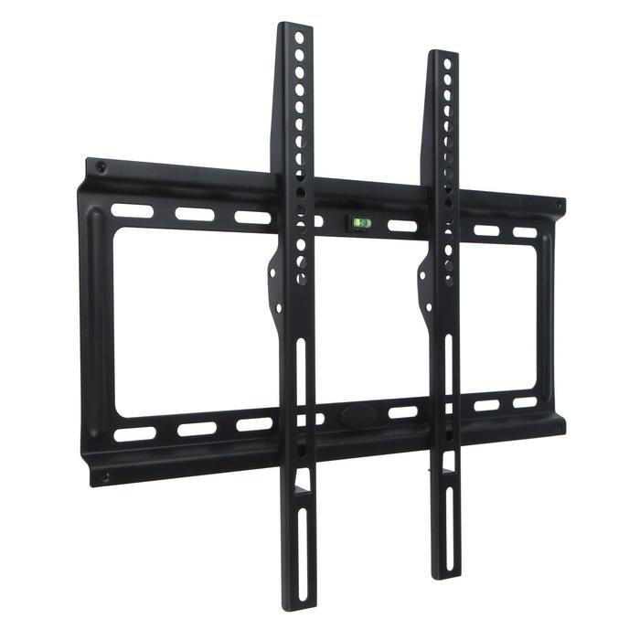 Кронштейн Kromax IDEAL-3, для ТВ, фиксированный, 22-65", 23 мм от стены, до 50 кг, черный - Фото 1