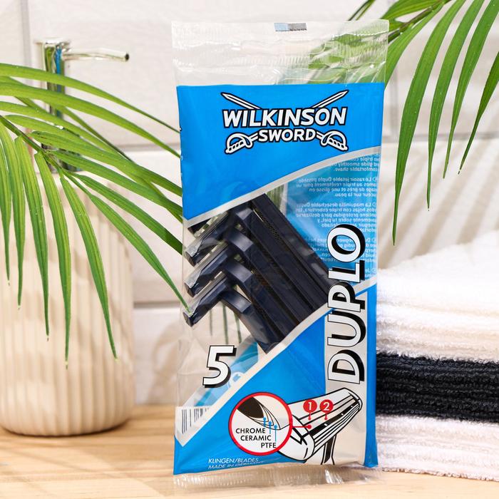 Бритвенный станок Wilkinson Sword DUPLO, одноразовый, 5 шт. - Фото 1