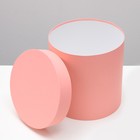 Набор круглых коробок 5 в 1 «Краски», персиковый, 25 × 25 × 25 - 19×19×19 см - Фото 5