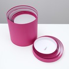 Набор круглых коробок 5 в 1 "Краски", фуксия, 25 х 25 х 25 - 19 х 19 х 19 см - фото 24334987