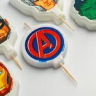 Свеча для торта "С Днем Рождения!", 5 штук, Мстители - Фото 4