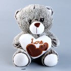 Мягкая игрушка «Мишутка с сердцем», 25 см, цвета МИКС - фото 3729375