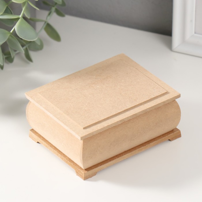 Шкатулка для росписи, декора, дерево, 8×10×4 см - Фото 1