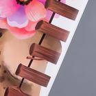 Наклейка пластик интерьерная цветная "Лесные зверушки в цветах" 60х90 см - Фото 3