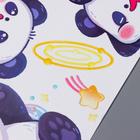 Наклейка интерьерная цветная «Весёлые панды», 60×90 см - фото 119409605