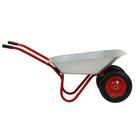 Тачка садовая, двухколёсная: груз/п 120 кг, объём 85 л, красные ручки 7068085