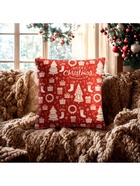 Наволочка декоративная новогодняя «Этель. Merry Christmas» 40×40 см - Фото 2