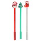 Набор ручек-приколов, чёрный стержень, гелевые, 3 штуки - Фото 1