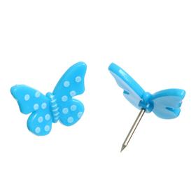 

Кнопки канцелярские силовые в форме бабочек, 12 штук, deVENTE Butterfly