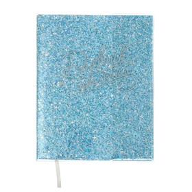 Дневник, универсальный, для 1-11 классов, «Глиттер голубой», интегральная обложка, тиснение фольгой, ляссе, 48 листов