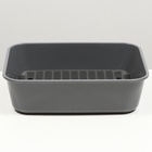 Туалет Сима с сеткой 29×38×10.5 серый FIX - Фото 3