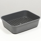 Туалет Сима с сеткой 29×38×10.5 серый FIX - Фото 4