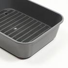 Туалет Сима с сеткой 29×38×10.5 серый FIX - Фото 5