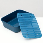 Туалет Сима с сеткой 29×38×10.5 синий FIX - Фото 2