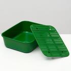 Туалет Сима с сеткой 29 х 38 х 10,5 зеленый FIX - Фото 5