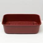 Туалет Сима с сеткой 29 х 38 х 10,5 красный FIX - Фото 3