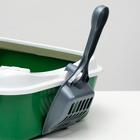 Туалет Сима с бортом + совок 30 х 39 х 13,5 см зеленый FIX - Фото 6