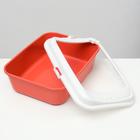 Туалет Сима с бортом + совок 30 х 39 х 13,5 см красный FIX - Фото 5