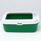 Туалет Сима с бортом + сетка + совок 30 х 39 х 13,5 см зеленый FIX - Фото 3